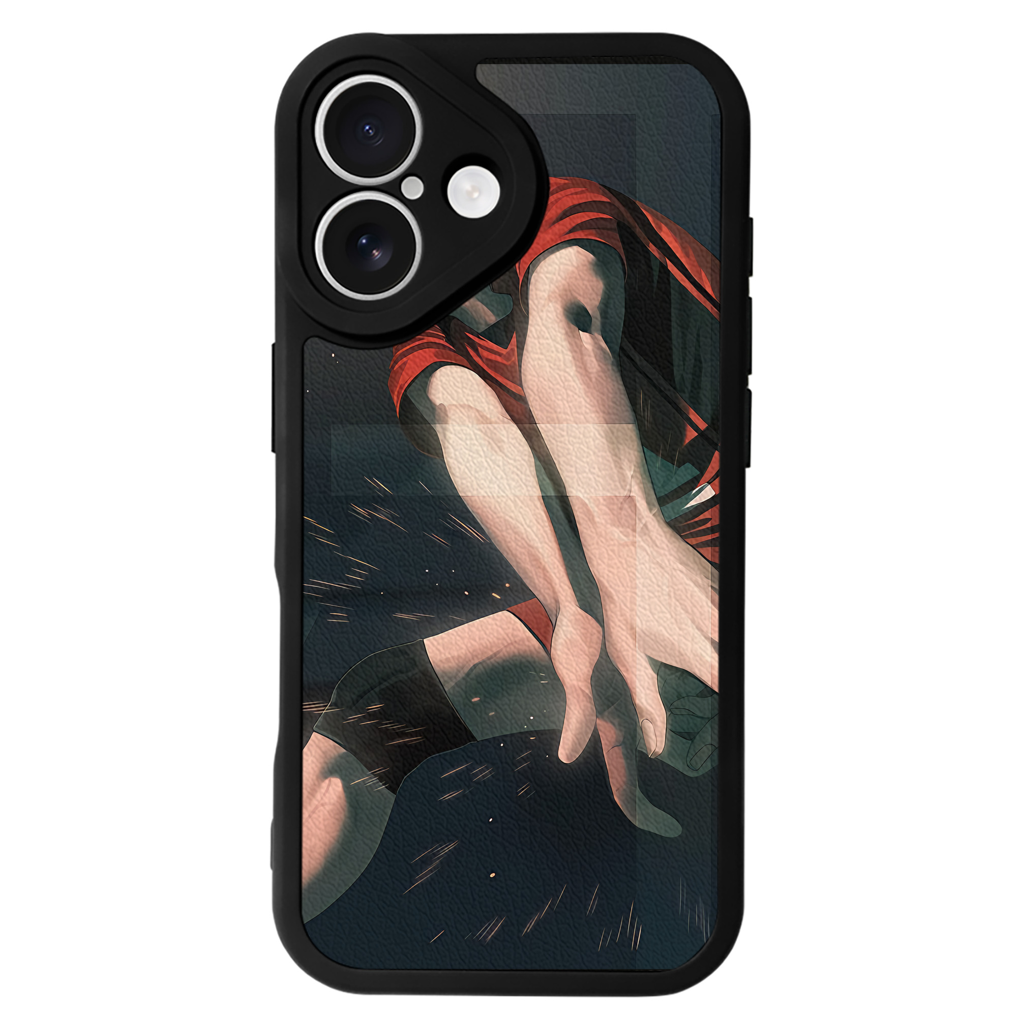 （画像用） ハイキュー!! Haikyu!! 【iPhone 16シリーズ対応】シリコンスマホケース（レザー調） 材質：シリコン